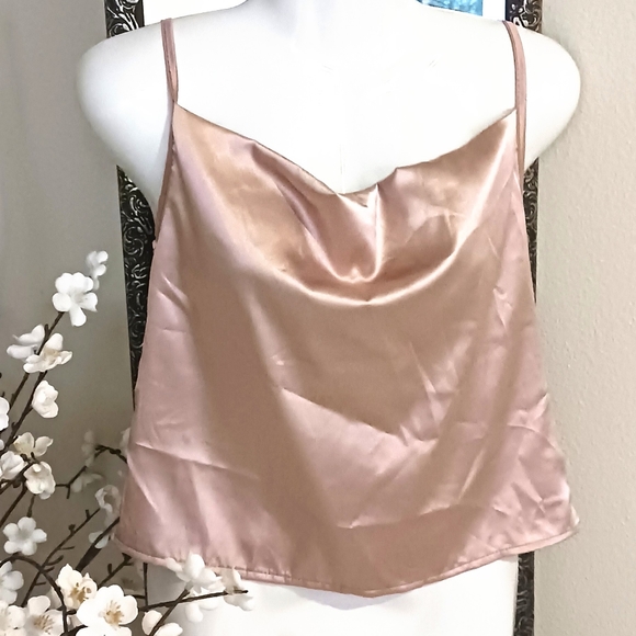 NWT Light Pink Satin Cami - Picture 4 of 7
